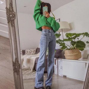 Women's disco star embroidered jeans